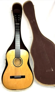 1960's Silvertone Classical Acoustic Guitar & Case Made in USA - Picture 1 of 24