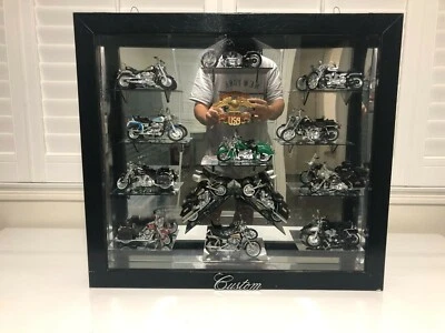 RARE MOTORCYCLE COLLECTION ~ INCLUDING CABINET - image 1 of 4