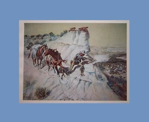 Charles Russell Better Than Bacon Deer Hunt American Wild West 11x9" Art Print - Picture 1 of 8