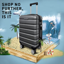 Suitcase Luggage Hard Shell Trolley Suitcase Set 4 Wheel Cabin Carry-on TSA Lock