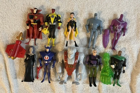 dc justice league unlimited figures Villains Lot 2 Excellent Condition Cover