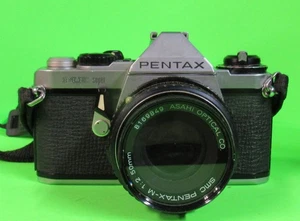 Cámara SLR Pentax ME 35 mm con lente Asahi 50 mm f/1:2 - Probada funcionando - Imagen 1 de 8