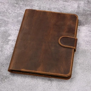 Personalized leather 2025 iPad pro air 11 13 inch cover portfolio case - Picture 1 of 13