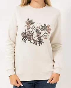 DAWID by Dawid Tomaszewski Sweatshirt, 1/1-Arm Paillettenmotiv figurumspielend36 - Bild 1 von 4