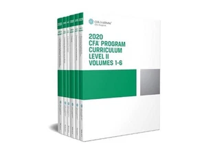CFA Program Curriculum 2020 Level II, Volumes 1-6 Box Set by CFA Institute (Engl - Picture 1 of 1