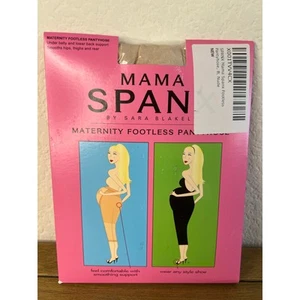 Mama SPANX by Sara Blakely Maternity Footless Pantyhose Nude NEW ~ Size B - Picture 1 of 3