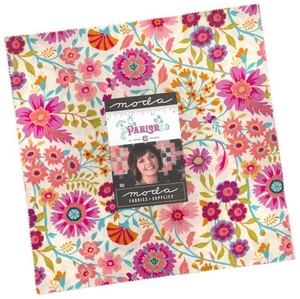Parlor Moda Layer Cake 42 100% Cotton 10" Precut Quilt Squares - Picture 1 of 6