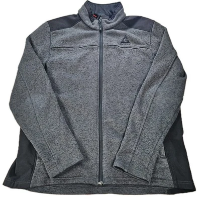 GERRY Coat Size XL Men’s Fleece Lined Jacket, Zip Pockets Mock Neck Gray - Image 1 of 4