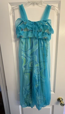 Fantasia de Halloween vintage década de 1970 para meninas harém menina gênio jasmim - Imagem 1 de 4