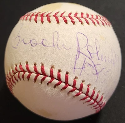 BROOKS ROBINSON AUTOGRAPHED SIGNED OMLB BASEBALL BALTIMORE ORIOLES MLB HOF JSA  - Image 1 of 4