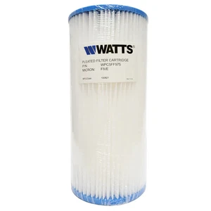 Watts WPC5FF975 Pleated Sediment Water Filter - 10" x 4.5" 5 Micron - Picture 1 of 1