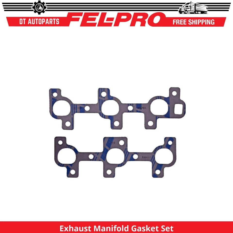 Juego de juntas de colector de escape Fel-Pro 2008 2009 para Dodge Nitro 2007-2011 3,7 L V6 Foto 1 de 1