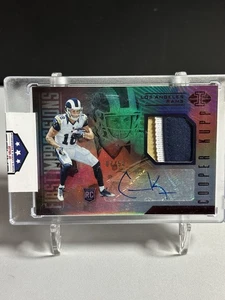 2017 Panini Illusions Cooper Kupp Red RPA Rookie Patch Auto /50 - Picture 1 of 4
