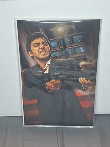 LIMITATO A 200 FAMA AL PACINO SCARFACE ULTRA FOIL ROB CSIKI NYCC - Foto 1 di 2