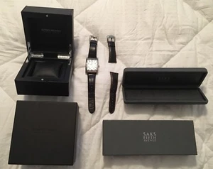 Vintage RITMO MUNDO WATCH Extra Band Original Box etc *RARE* New Battery! - Picture 1 of 9