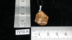 Anhänger JASPIS LANDSCHAFT + verstellbare Kordel Mineralien Rollstein Reiki Schmuck - Bild 1 von 1