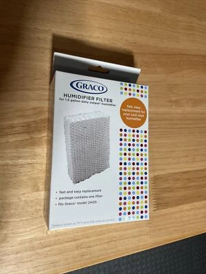 Filtro de repuesto para humidificador Graco genuino 1,5 galones se adapta al modelo 2H00 - NUEVO  Foto 1 de 2