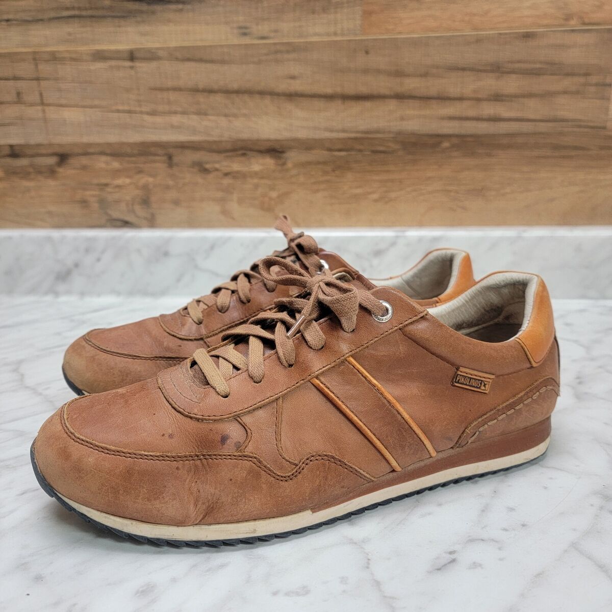中古・お買得品】ピコリノス メンズ サン テルモ ブラウンカラー 中古・お買得品】ピコリノス メンズ サン テルモ ブラウンカラー