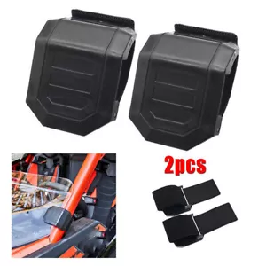 2x UTV Windshield Window Clamp Black Clips For Can-Am Honda Pioneer 1.5"-2" Tube - Picture 1 of 7