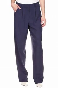 Michael Michael Kors Single-Pleat Career Pants, Midnight Blue, Size 10, $125 - Picture 1 of 7