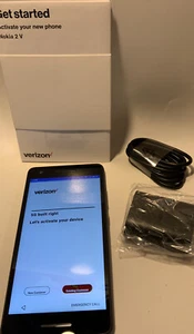 ๐ฐ Nokia 2V- Blue,Silver (Verizon) ๐ SIM CARD NOT INCLUDED๐, ๐ As Shown - Picture 1 of 2