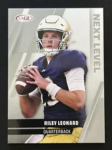 2025 Sage Riley Leonard Next Level Silver #86 Notre Dame Irish - Picture 1 of 2