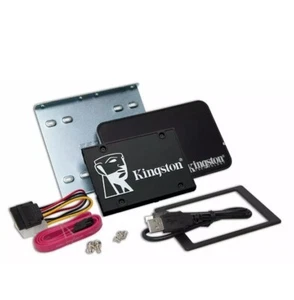 Kit de mise à niveau interne Kingston KC600 256 Go SSD 2,5" pour ordinateur portable PC MAC NEUF - Photo 1/2