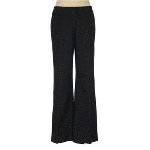 HALOGEN Taylor Fit Flared Leg Speckled Career Pants Womens Size 9 Wool Blend - Picture 1 of 8