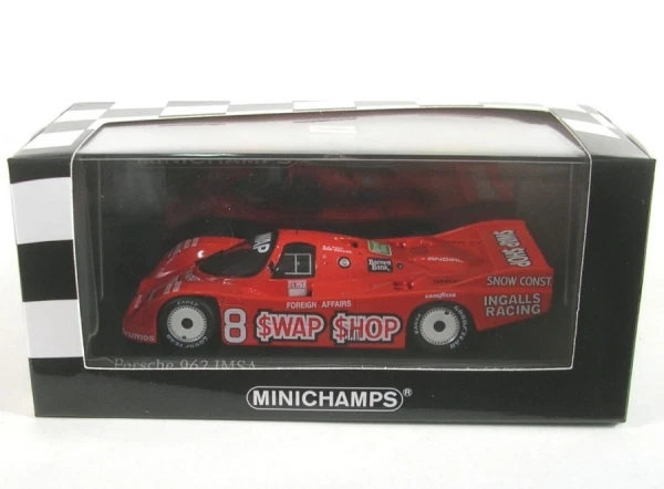 Porsche 962 IMSA Swap shop Foyt Winners Sebring 1985 Minichamps 1 43 400856508