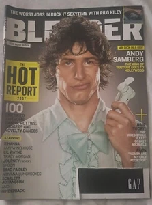 BLENDER Magazine 2007 Andy Samberg Rilo Kiley Bret Michaels Akon - Bild 1 von 2