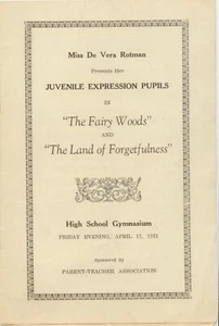 1931 Edwardsville Illinois publicidad en el programa de juegos de la escuela secundaria - Imagen 1 de 4