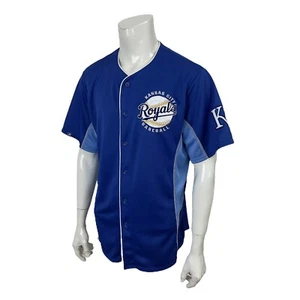 Majestic MLB Kansas City Royals Jersey Size XL - Picture 1 of 10