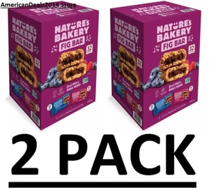 2 PACK- Nature's Bakery Blueberry, Raspberry Fig Bars 2 oz., 32 ct. (Total 64) - Picture 1 of 7