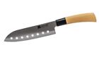 Stainless Steel Santoku Knife 18cm Cut Slice Dice Grip Kitchen Cook Knife