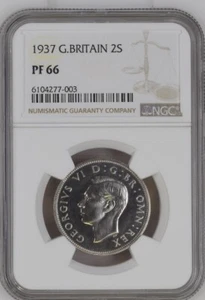 Great-Britain 1937 Florin NGC PR-66 - Picture 1 of 2
