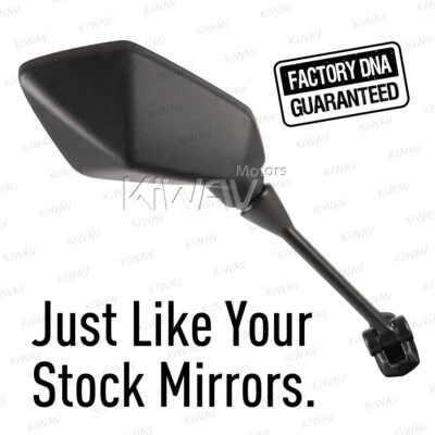 Espejo retrovisor de repuesto calidad OEM para Kawasaki Ninja 650R EX650C '09-'11 RIGHTx1 ε Foto 1 de 4