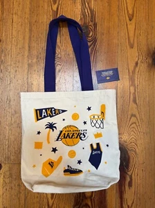 Bolso de Mano Lakers, Lona, Amarillo, Morado, Tamaño Mediano, Fan Appreciation - Imagen 1 de 6