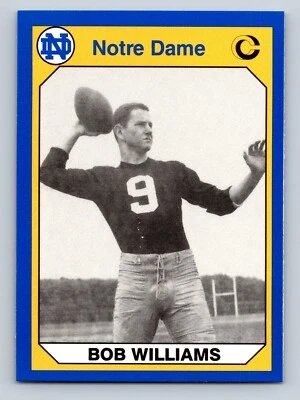 Bob Williams 1990 Collegiate Collection #131 Notre Dame Fighting Irish - Image 1 of 2