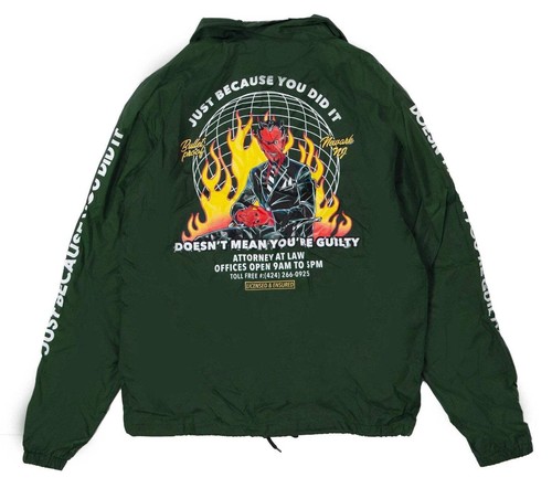 COACH Giacca uomo aperta 925 peccato colpevole giacca skate foresta unisex