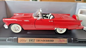 Ford Thunderbird Convertible 1957 With Hood Yat Ming Road Signature. 1/18 Boxed - Picture 1 of 10