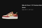 Size 11 M - Nike Air Force 1 ‘07 Premium Little Accra