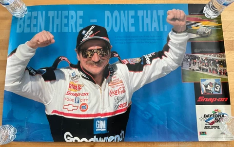 1998 ~ DALE EARNHARDT = DAYTONA 500 = BEEN THERE - DONE THAT = NASCAR POSTER Cover