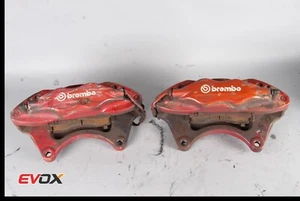 08-15 Mitsubishi Lancer Evolution Evo X OEM FRONT Brembo Brake Caliper Set (2) - Picture 1 of 10