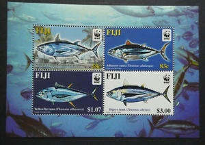FIJI 2004 WWF TUNA REPRINT M/SHEET (SG 1217a) MINT UNHINGED - Picture 1 of 1