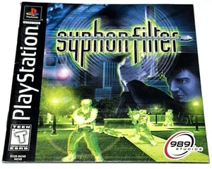 ❤️ Filtro Syphon PS1, PlayStation 1, Manual de Videojuego PSOne Solo con Tarjeta Reg - Imagen 1 de 3