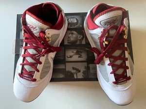 NUEVO Nike Lebron VII 7 2020 MVP QS CZ8915-100 Hombre 10 Zapatos BLANCO/BRONCE $200 - Imagen 1 de 10