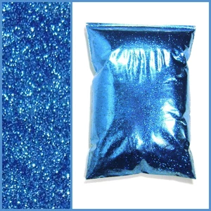 1 lb (454g) Bright Royal Blue Metal Flake, 015" Medium Custom Paint Additive - Picture 1 of 7
