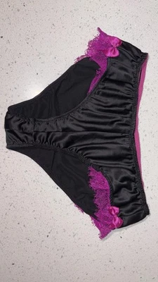 BRAGAS LA SENZA RIBETE ENCAJE SATINADO talla M Foto 1 de 2