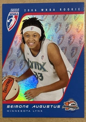 2006 WNBA Seimone Augustus Rookie Card RC #RC1 /333 Lynx HOF - Image 1 of 3