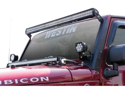 Kit de montaje de barra de luz para 07-18 Jeep Wrangler JK X Unlimited Sahara YQ64P4 Foto 1 de 4